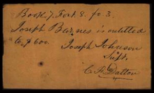 Payroll Slip, [July 1863] BRG41-3-1497A